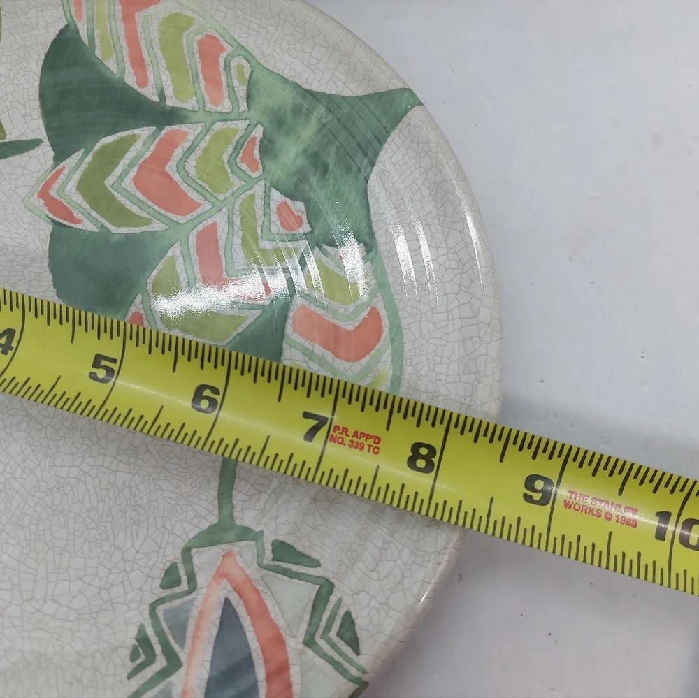 Crate and Barrel Melamine Salad Dessert Plate 8.5